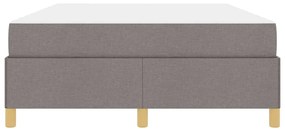 Cama Box Outros Taupe e Branco 140 x 190 cm tecido