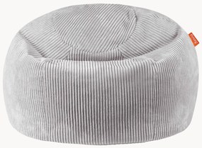 Pufe para crianças em bombazina artesanal Flora