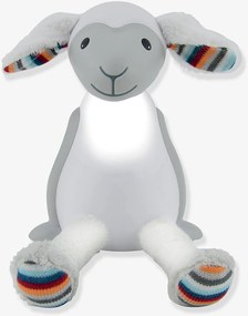 Peluche luz de presença e de leitura, Fin o carneiro, da ZAZU cinzento
