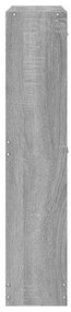 Sapateira 59x17x81 cm derivados de madeira sonoma cinza