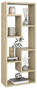 Estante de parede 36x16x90 cm derivados madeira carvalho sonoma