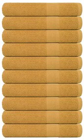 Toalhas 10 pcs 100x200 cm 360 gsm 100% algodão ouro