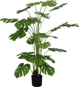 Planta artificial, árvore artificial altura 180 cm, Monstera deliciosa com vaso incluído,  para interior, verde
