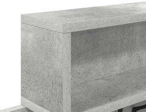 Cabideiro de Parede Cinza concreto 100 x 12 x 43.5 cm