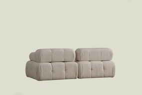 Sofá de 2 Lugares Doblo – Creme – 200 cm x 100 cm x 80 cm