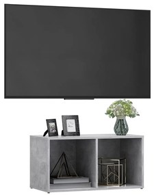 Móvel de TV 72x35x36,5 cm derivados de madeira cinzento cimento
