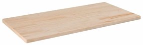 Tampo de mesa retangular 100x60x2,5 cm pinho maciço