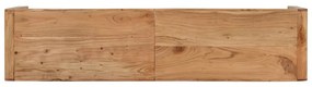 Banco 160x38x45 cm madeira de acácia maciça