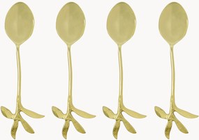Colheres de chá muito polidas Serve, conjunto de 4