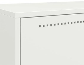Móvel alto 68x39x111,5 cm aço branco