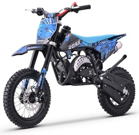 MINI MOTO PARA CRIANÇAS MINICROSS gasolina 60cc Roan RXT 12"/10" AZUL