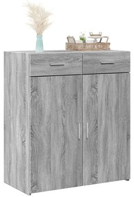 Aparador 80x42,5x93 cm derivados de madeira cinzento sonoma