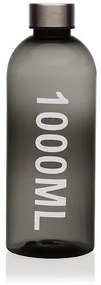 Garrafa Cinzento Aço Poliestireno (1000 Ml)