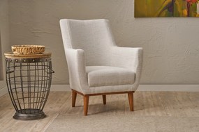 Cadeirão Gonca – Creme – 74x80x75 cm