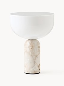Candeeiro de mesa LED pequeno portátil e regulável em mármore Kizu