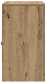 Buffet vidaXL com Luzes de LED Carvalho Artisan 41x37x67 cm