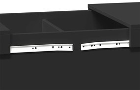 Mesa de centro 100x55x40 cm derivados de madeira preto