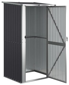 Abrigo de jardim 118,5x97x209,5 cm aço galvanizado antracite