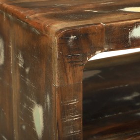 Armário de TV 60x32x36 cm Madeira Recuperada Maciça