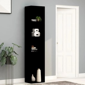 vidaXL Estante 40x30x189 cm derivados de madeira preto