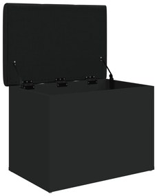 Banco de arrumação 62x42x45 cm derivados de madeira preto