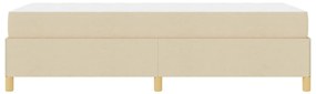 Cama Box Outros Branco e Creme 90 x 190 cm tecido