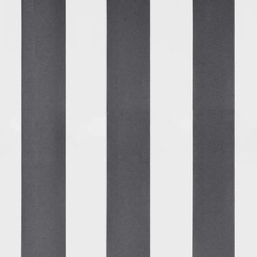 Toldo retrátil manual com luzes LEDs 400x350cm antracite/branco