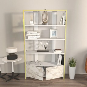 Estante Elena – Branco – 93,6 cm Largura x 160 cm Altura x 31,5 cm Pro