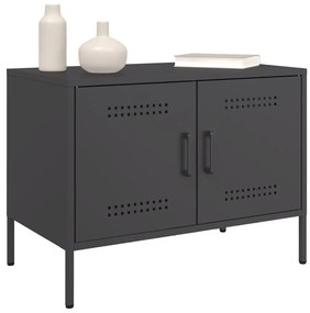 Móvel de TV 68x39x50,5 cm aço preto