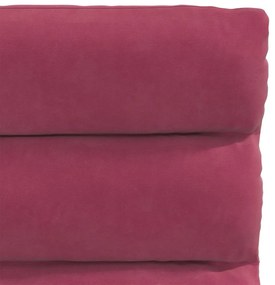 Cadeiras de jantar 4 pcs veludo vermelho tinto
