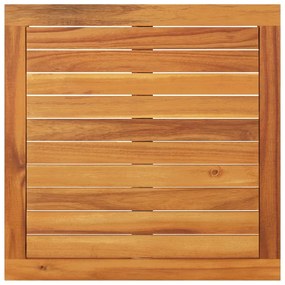 2 pcs conj. lounge de jardim c/ almofadões cinza-escuro acácia