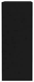 Estante com 2 prateleiras 40x30x76,5 cm contraplacado preto