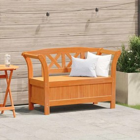 vidaXL Banco de Armazenamento Para Jardim Acácia 119x76x44 cm Madeira Sólida