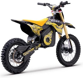 Mini moto elétrica para crianças 1800W Roan 903 batería litio 48V 13Ah Amarela