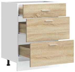 Armário base de cozinha “Lyon” carvalho sonoma