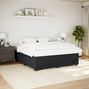 vidaXL Estrutura de cama sem colchão 200x200 cm veludo preto