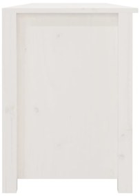 Banco sapateira 160x36,5x50 cm pinho maciço branco