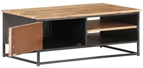 Mesa de centro 90x50x35 cm madeira de acácia maciça