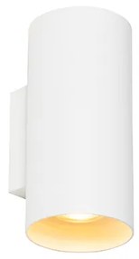 Candeeiro de parede design branco redondo - Sab Design
