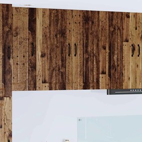 vidaXL Armário de Cozinha Madeira antiga 80 x 31 x 80 cm