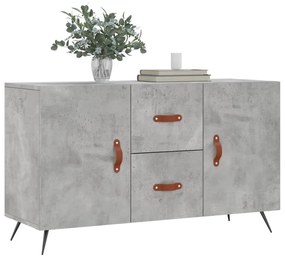 Aparador 100x36x60 cm derivados de madeira cinzento cimento