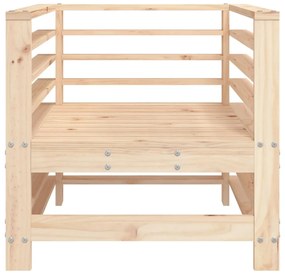 Cadeiras de jardim 2 pcs madeira de pinho maciça