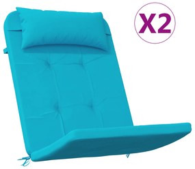 Almofada Turquesa Turquesa Poliéster 58 cm x 77 cm