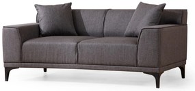 Sofá de 2 Lugares Petra – Antracite – 165x87x86 cm