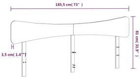 Cabeceira 180 cm madeira de pinho maciça branco