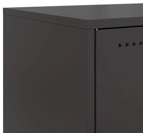 Móvel de TV 68x39x60,5 cm aço preto