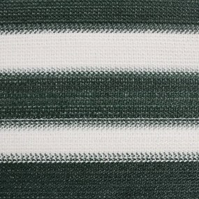 Rede ocultação p/ privacidade PEAD 195g/m² 1,5x10m verde branco