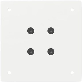 Pés de mesa de console 4 peças, branco, 72 cm, aço