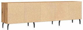 Móvel TV 150x30x44,5 cm derivados de madeira carvalho artisiano