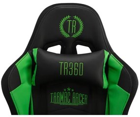 DUDECO - Cadeira Gaming Turbo LED Preto e Verde